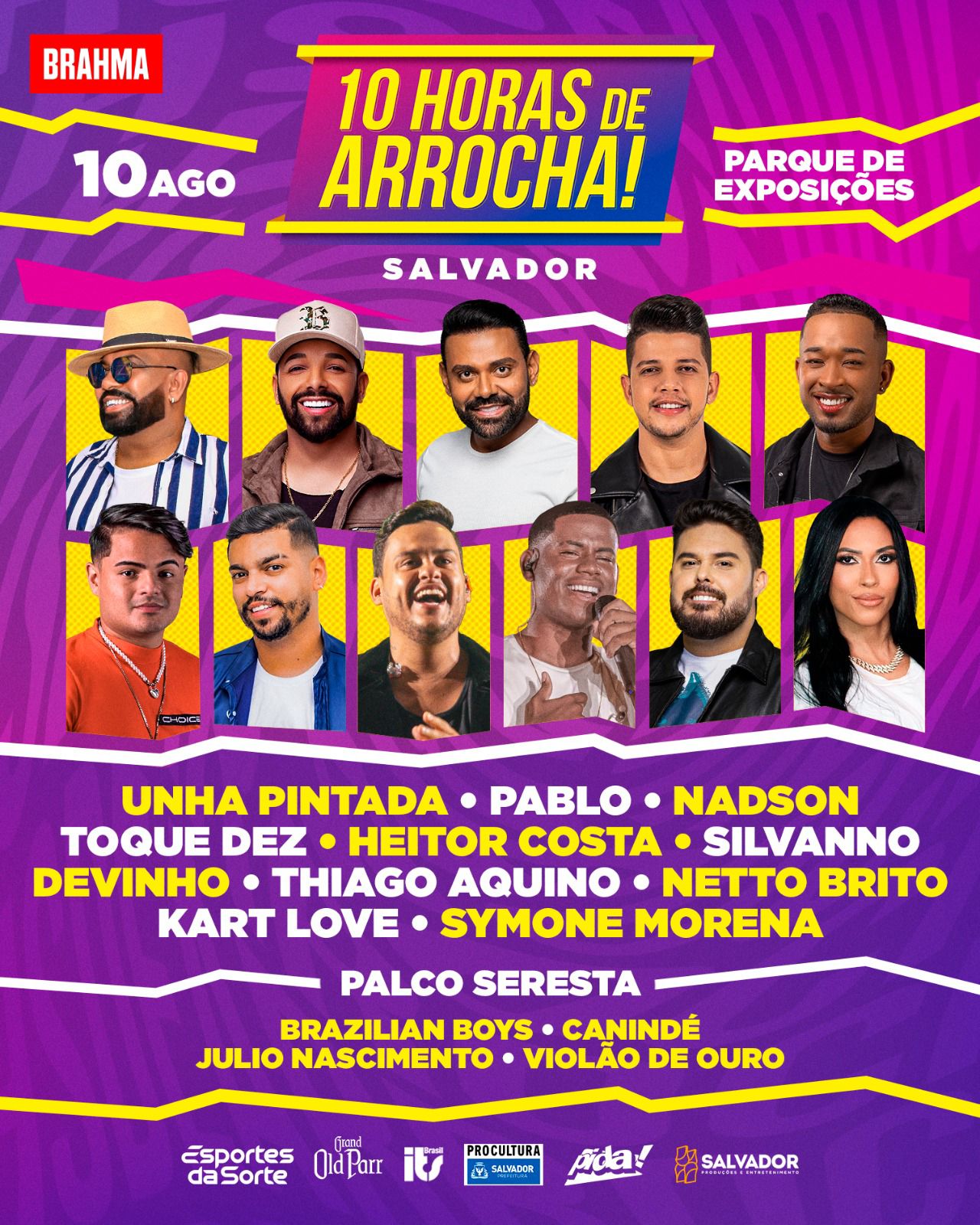 Festival 10 Horas de Arrocha anuncia Symone Morena, Thiago Aquino, Netto  Brito e Kart Love na grade de atrações - Portal Bahia Bahia